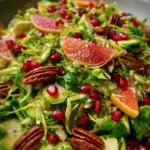 Brussel Sprout Salad Recipe With Pink Grapefruit And Pomegranate Jewels 1760371000.225193