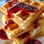 Buttermilk Waffles Recipe With Strawberry Ripple And Lemon Zest 1760453342.2366173