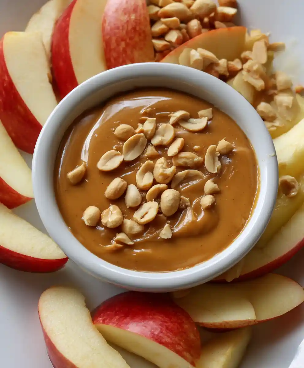 caramel apple dip recipe Salted Amber With Peanut Crunch
