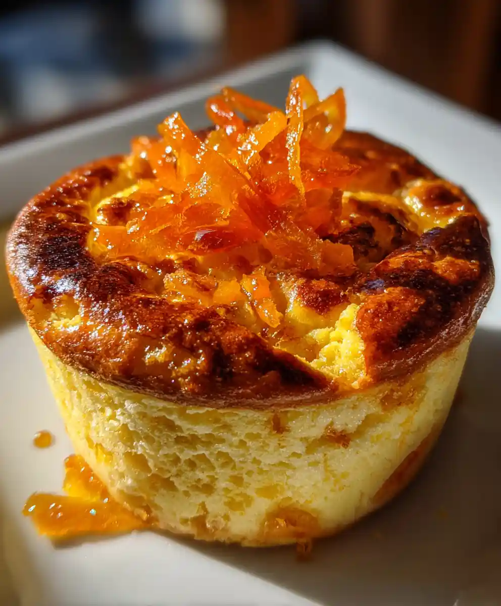 carrot souffle recipe With Burnt-Orange Candied Carrot Ribbons