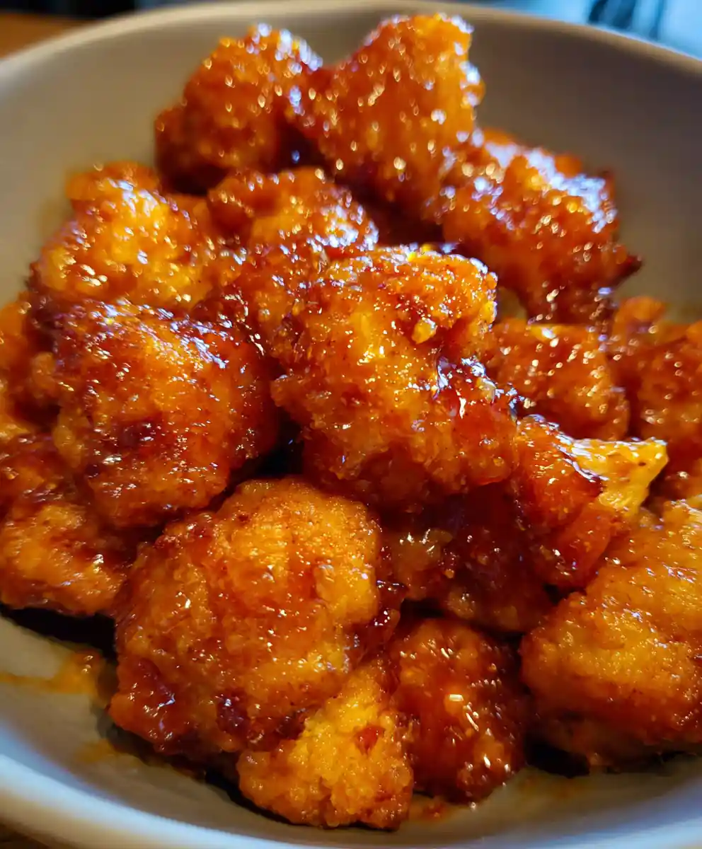 cauliflower wings recipe With Buffalo-Gochujang Orange Glaze