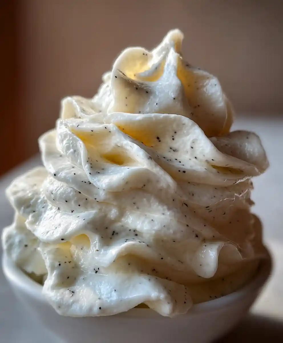 chantilly cream recipe With Vanilla Bean Snow