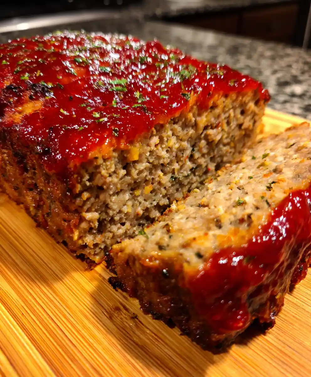 cheesy meatloaf recipe With Fire-Roasted Pepper Glaze