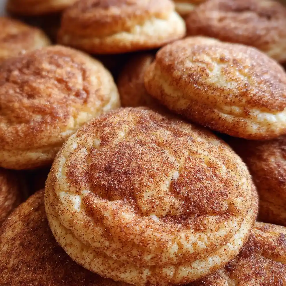 chewy snickerdoodle recipe With Cinnamon Sugar Crust