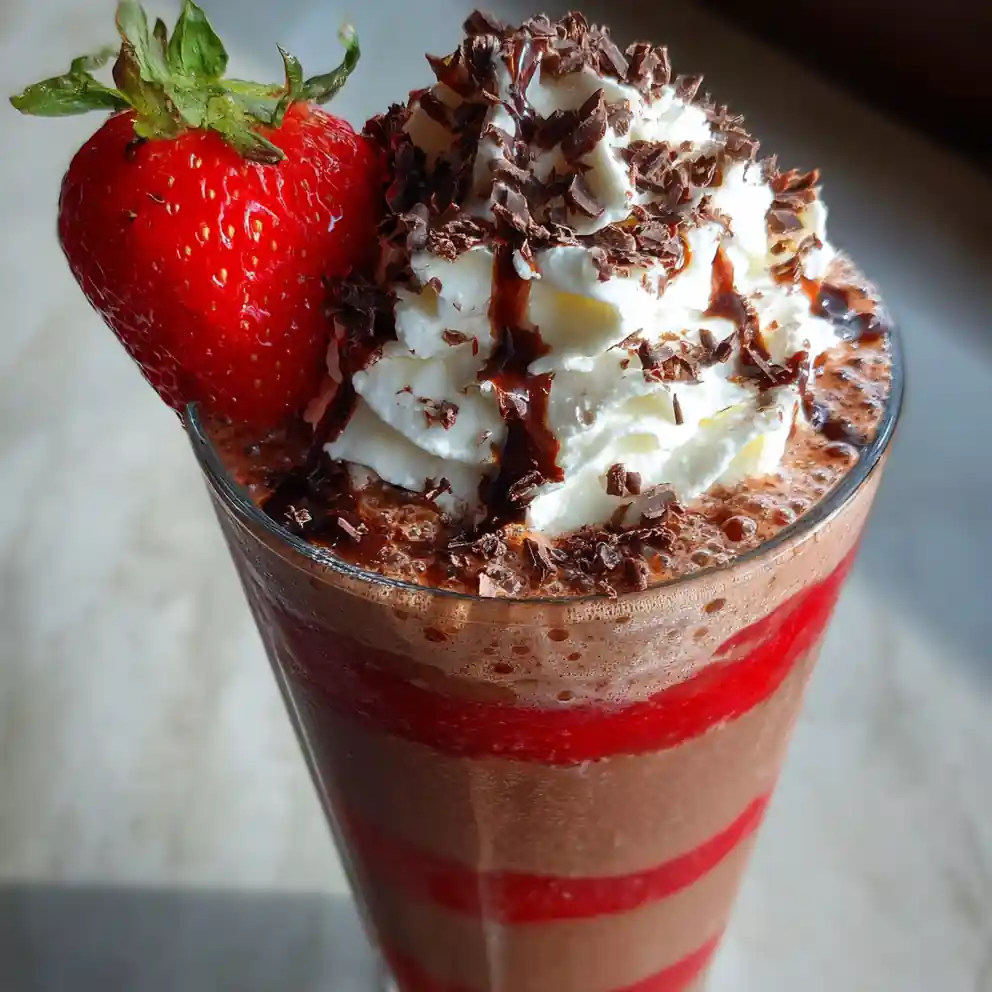Chocolate Milkshake Recipe With Strawberry Stripe 1760719025.3323317