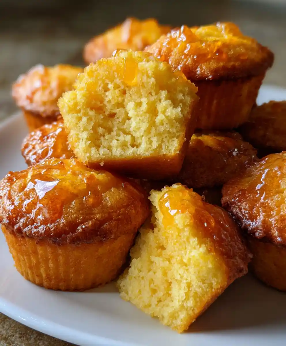 cornbread muffins recipe With Honey-Amber Brush