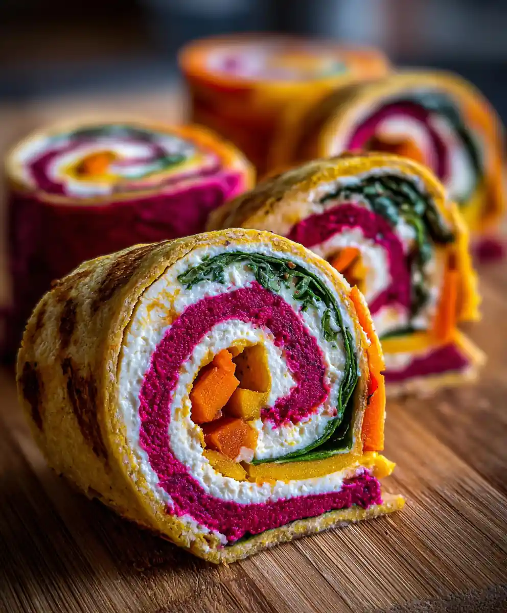 Cottage Cheese Wrap Recipe Rainbow Veggie Pinwheels With Beet Hummus 7 cottage cheese wrap recipe Rainbow Veggie Pinwheels with Beet Hummus