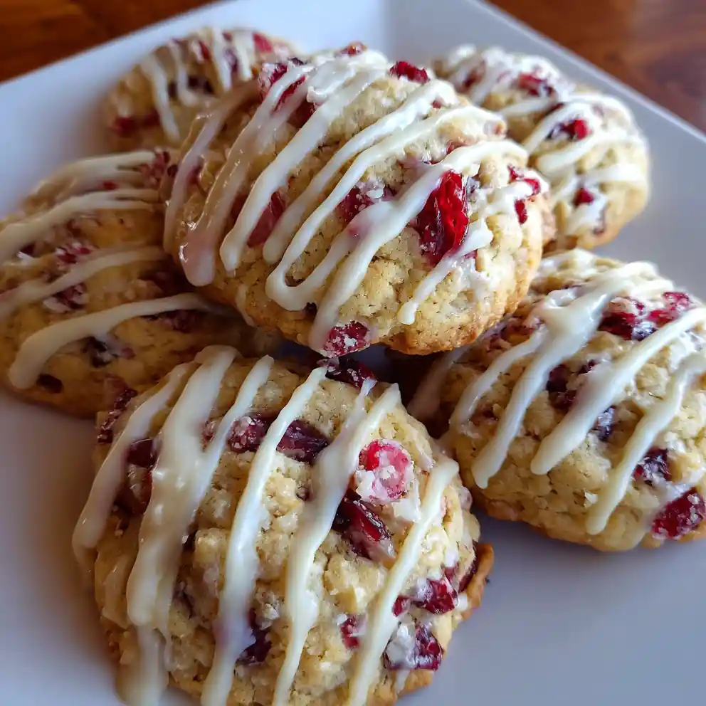Cranberry Cookies Recipe Ruby Studded With White Drizzle 6 cranberry cookies recipe Ruby Studded With White Drizzle