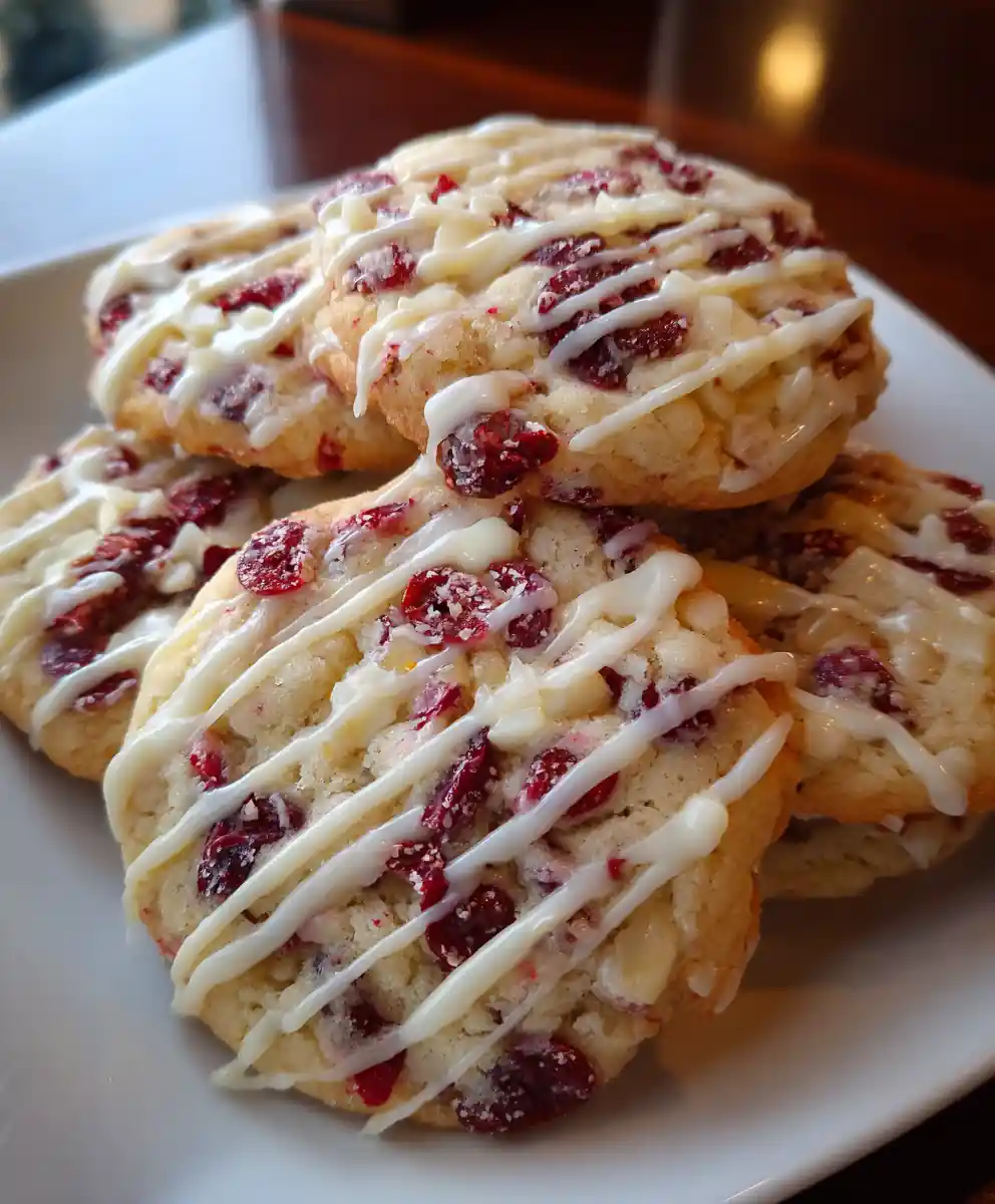 Cranberry Cookies Recipe Ruby Studded With White Drizzle 7 cranberry cookies recipe Ruby Studded With White Drizzle