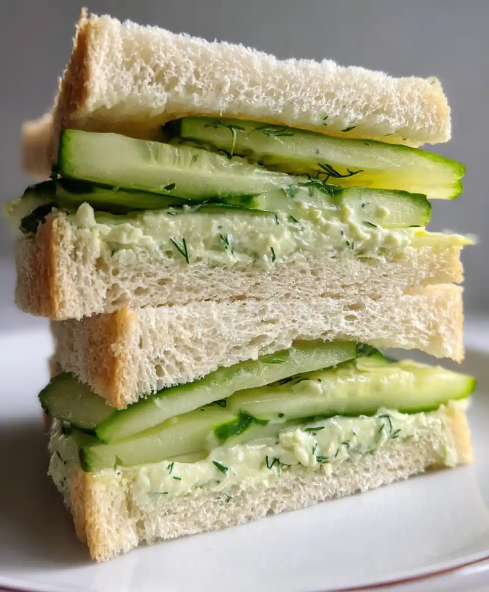 cucumber sandwich recipe easy With Dill-Lime Green Spread