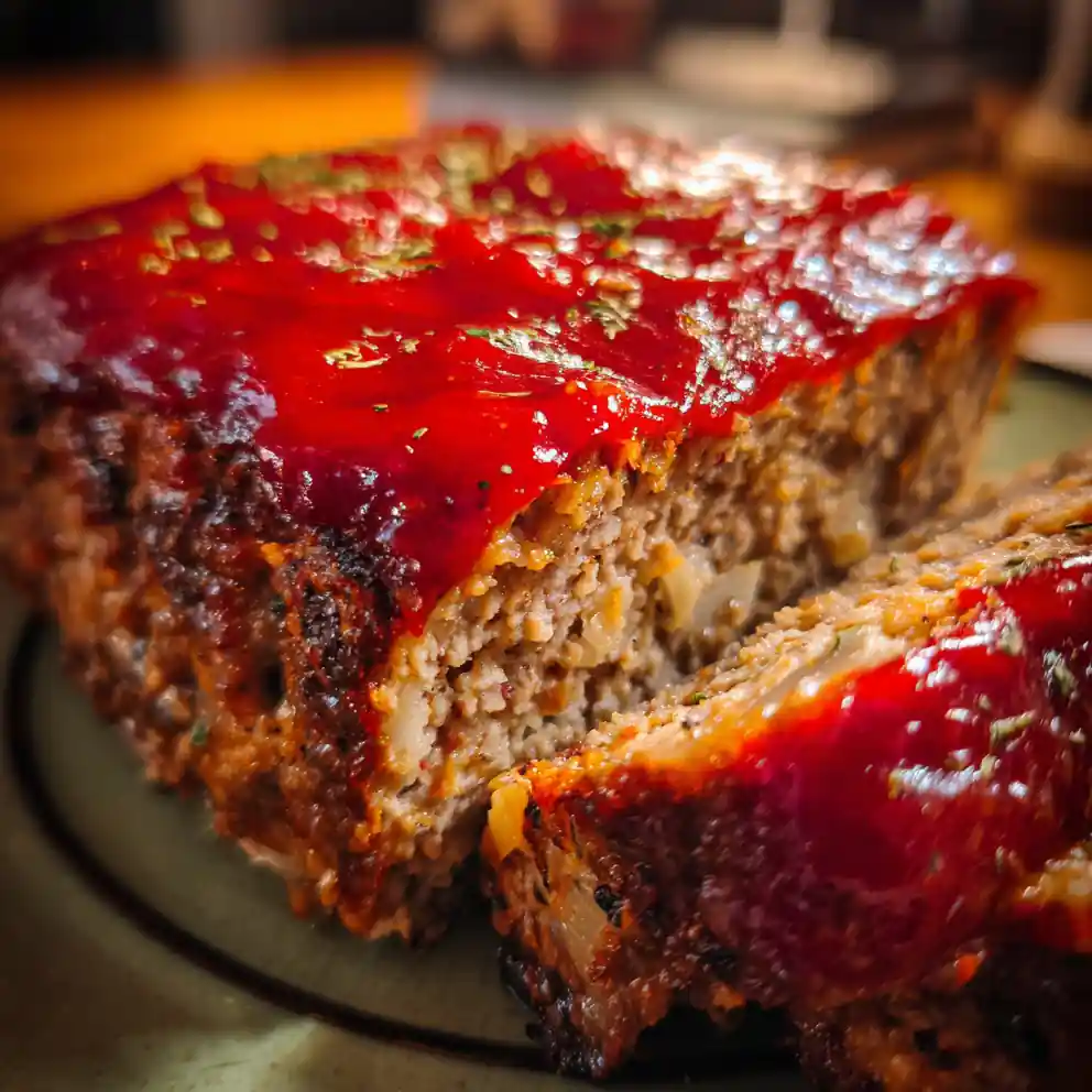 easy meatloaf recipe with few ingredients With Tomato Glaze Shine