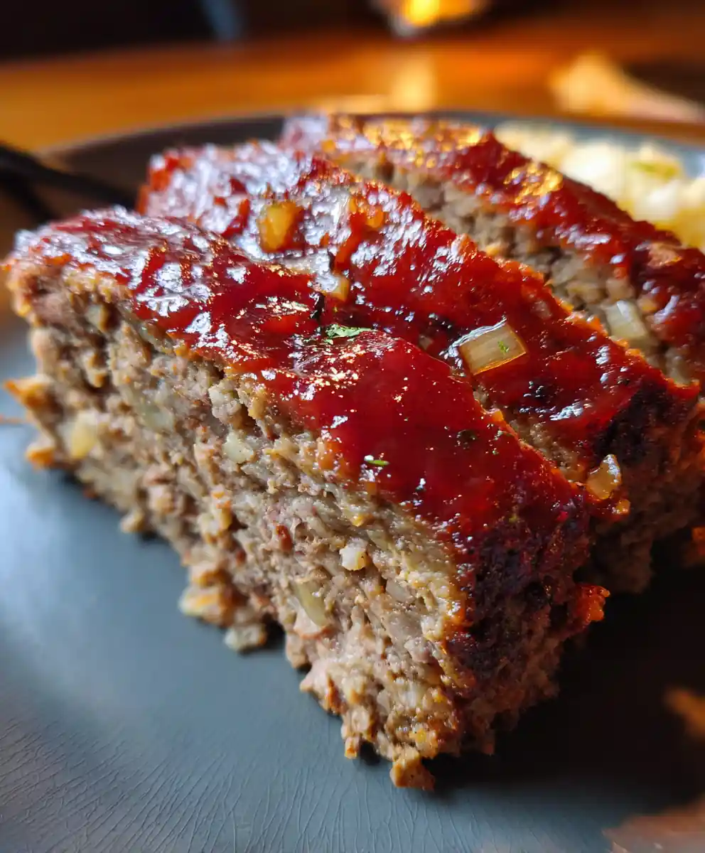 easy meatloaf recipe with few ingredients With Tomato Glaze Shine