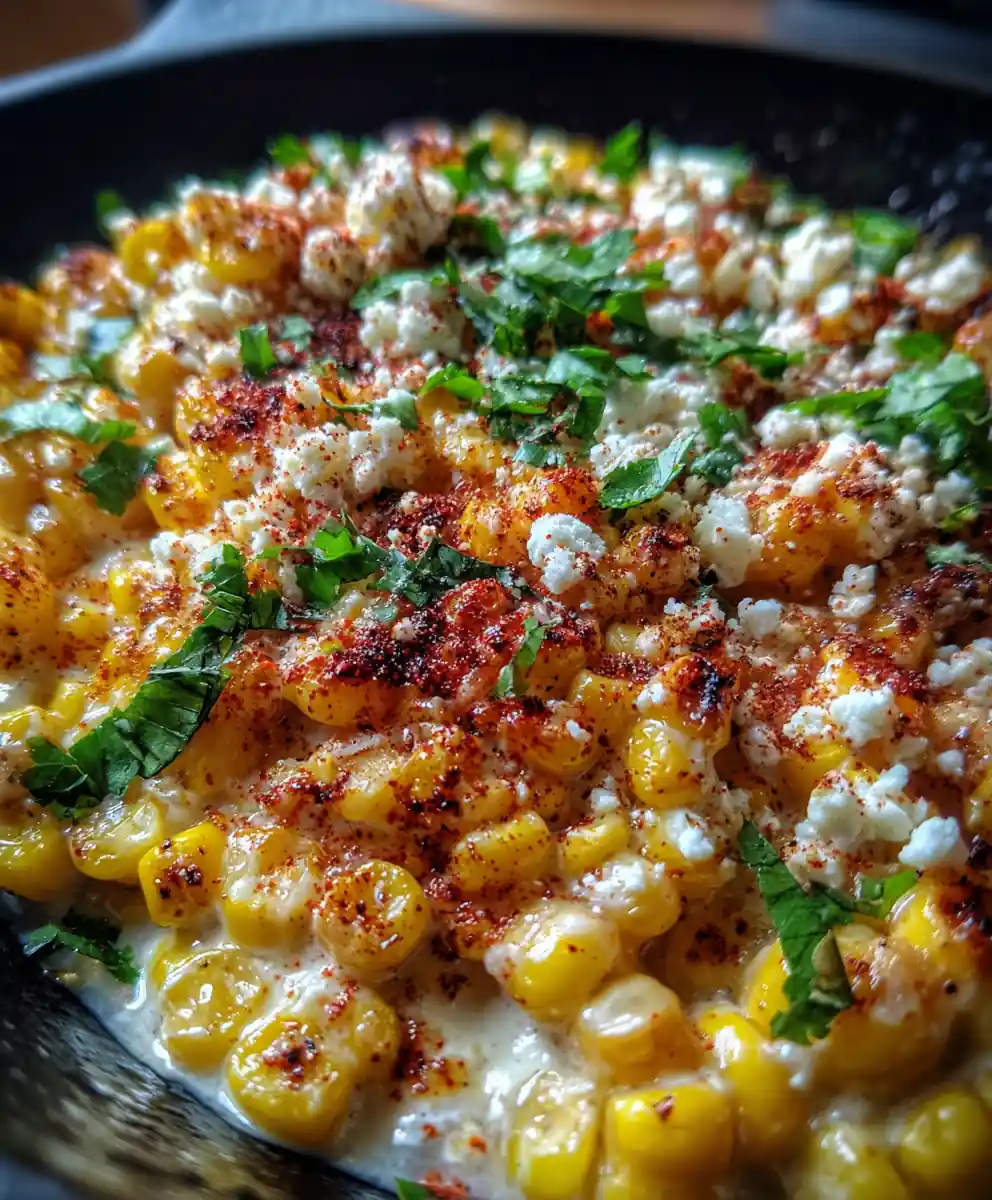 easy mexican street corn recipe Skillet Elotes With Chili Dust