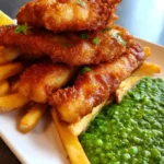 Fish And Chips Recipe With Pea Mint Green Smash 1760716160.1075099