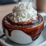 French Hot Chocolate Recipe Thick Pot With Whipped Cream Cloud 1761428679.2532828