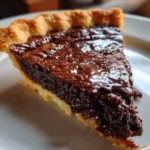Fudge Pie Recipe With Glossy Chocolate Pool 1760572563.7641525