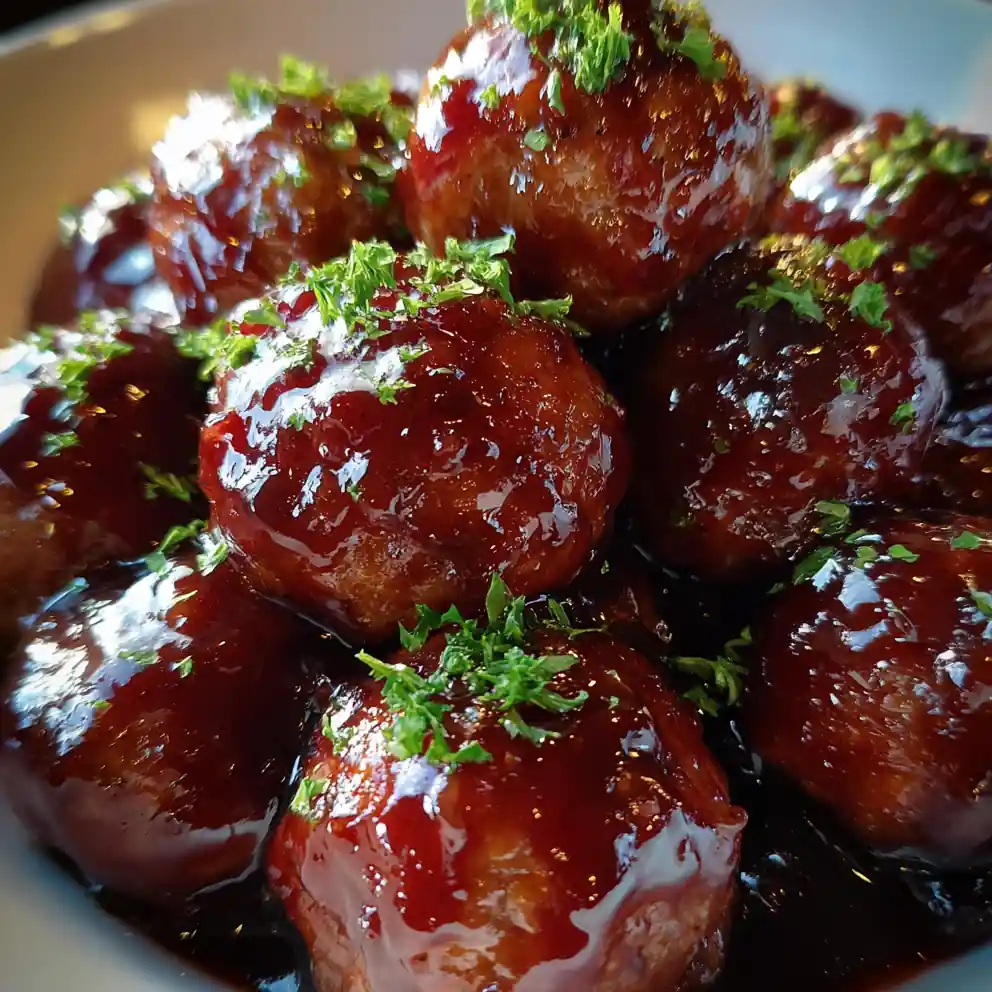 grape jelly meatballs recipe Glossy Concord Glaze