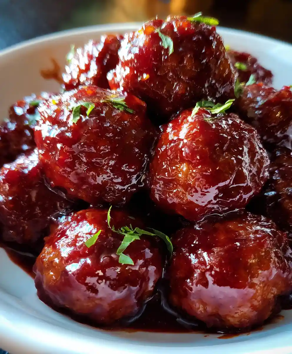 grape jelly meatballs recipe Glossy Concord Glaze
