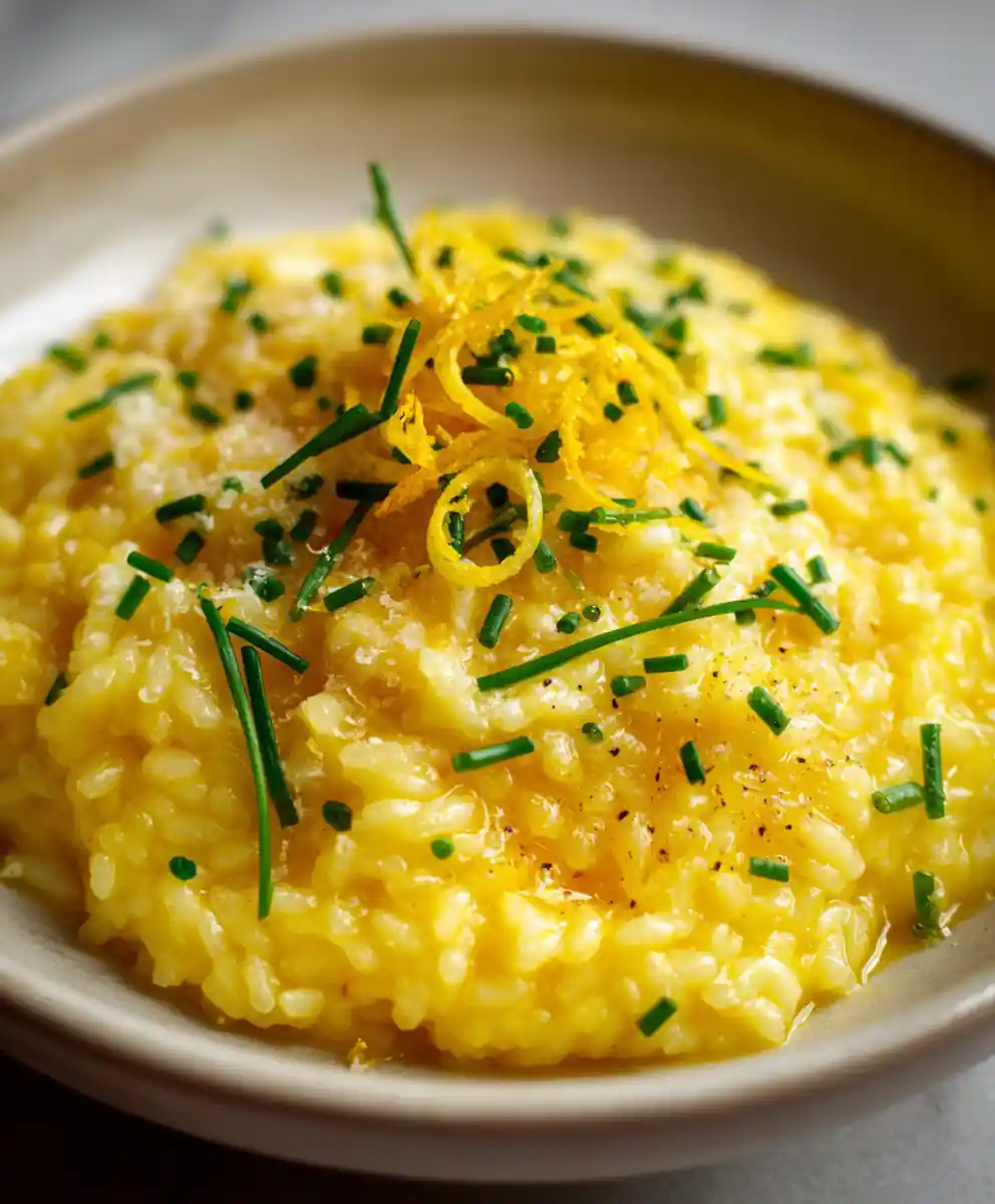 lemon risotto recipe Sunshine Saffron Spoon