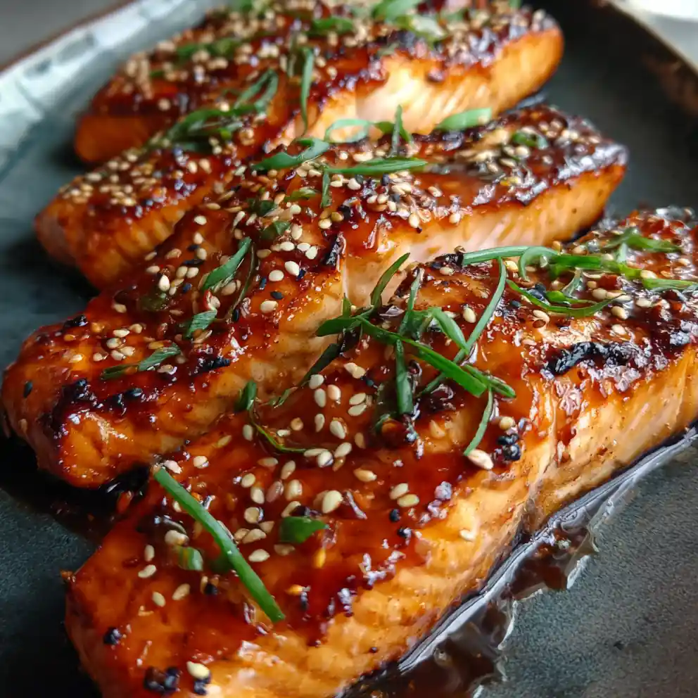 miso glazed salmon recipe Amber Miso Coral