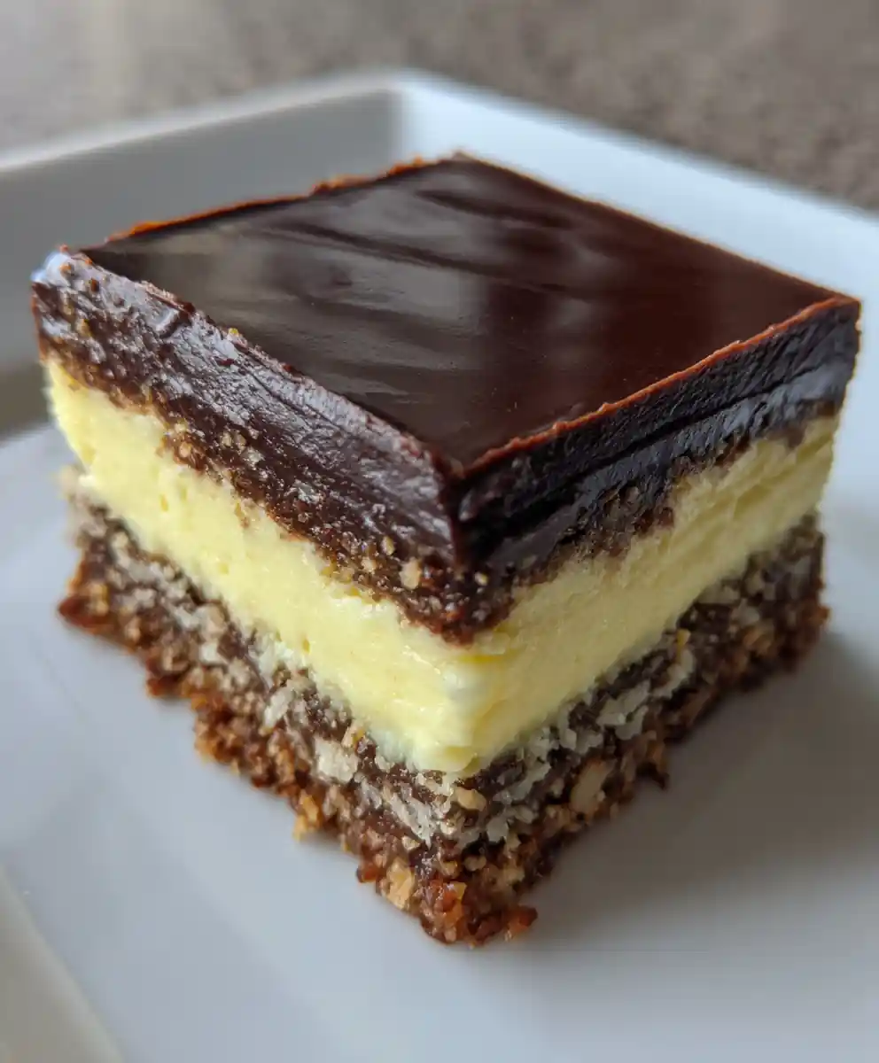 nanaimo bars recipe With Cocoa Top Gloss