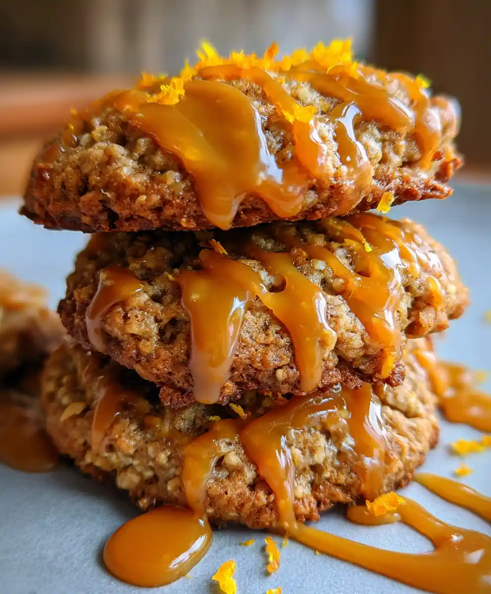 oatmeal scotchies recipe With Burnt-Orange Butterscotch Drizzle