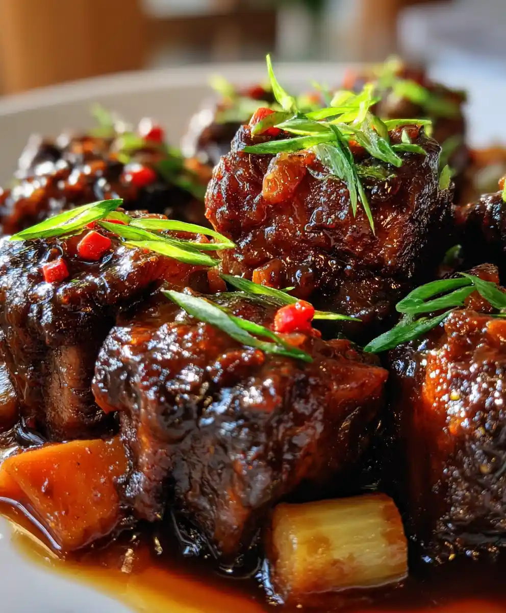 oxtail crockpot recipe Star Anise Brown Glaze