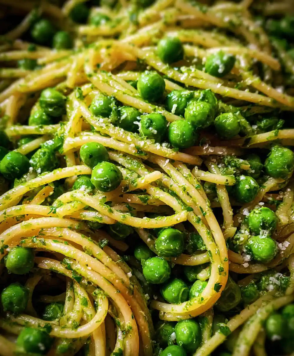 pasta and peas recipe With Emerald Mint Oil