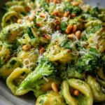 Pasta Con Broccoli Recipe With Emerald Basil Cream 1760581239.9408736