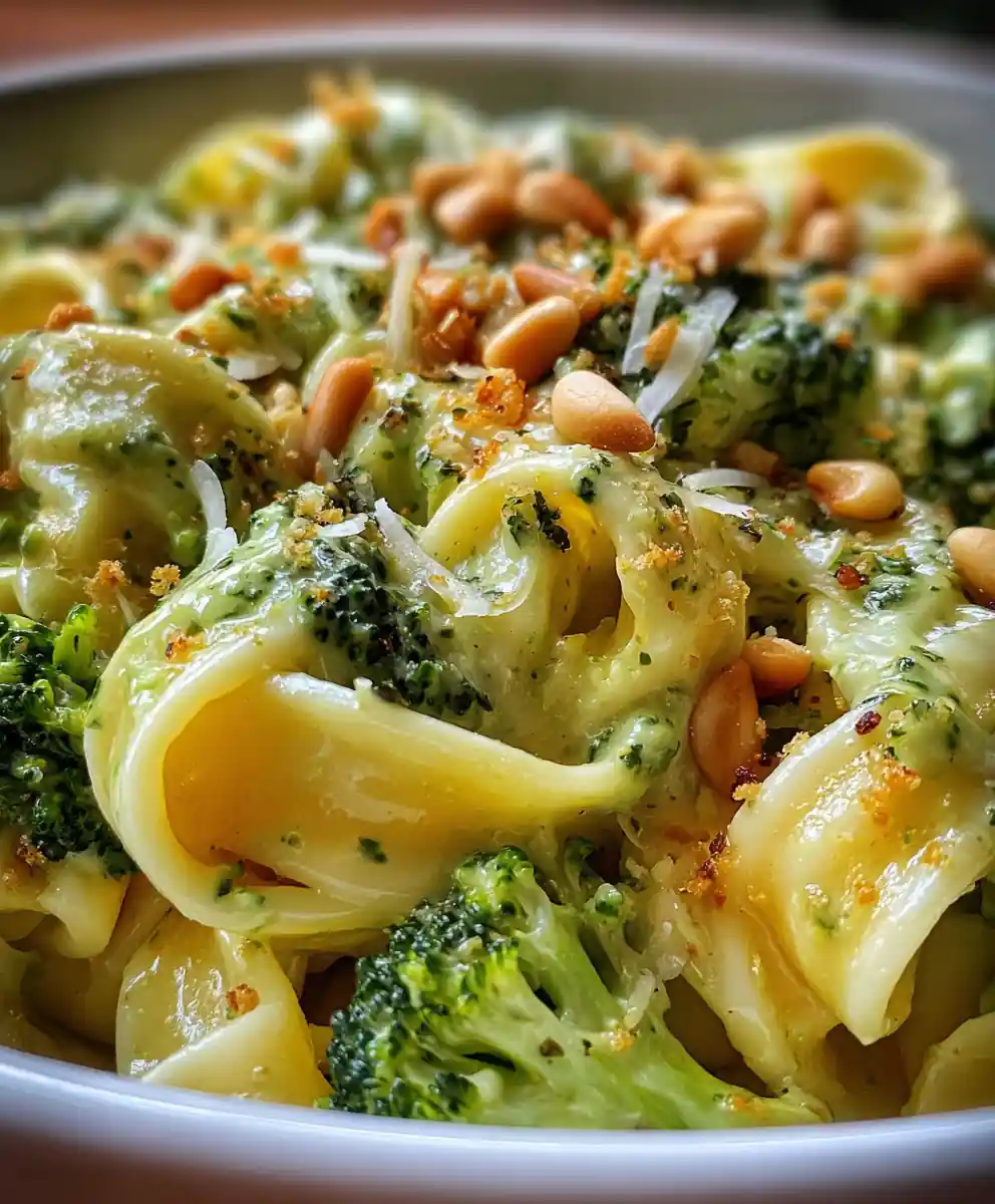 pasta con broccoli recipe With Emerald Basil Cream