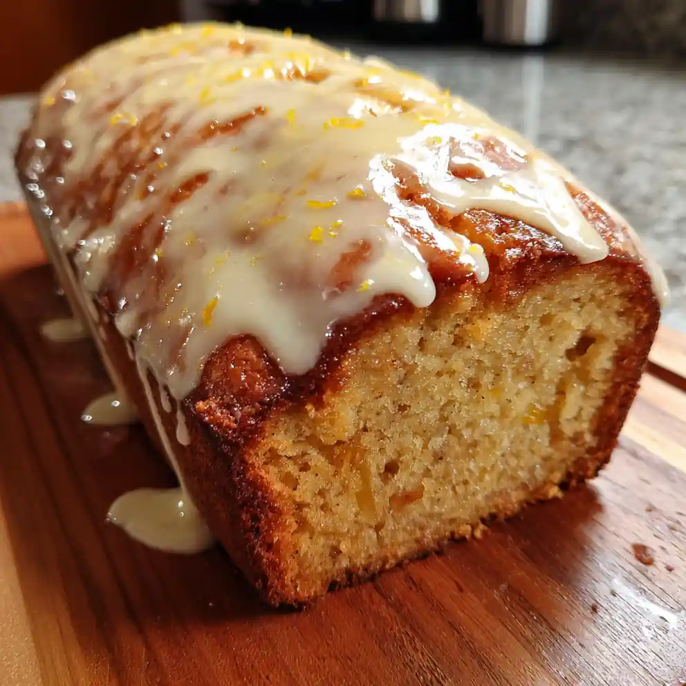 pear bread recipe With Saffron Cardamom Glaze
