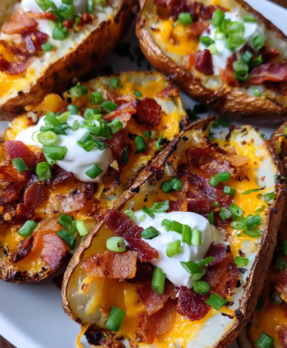 potato skins recipe With Sunset Cheddar Melt