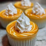 Pumpkin Pudding Recipe Burnt Orange Swirl With Cream 1761517314.78542