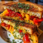 Shiny Sandwich Recipe Rainbow Pepper Stack With Glossy Herb Oil 1761399724.2057486