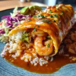 Shrimp Burrito Recipe Sunset Orange Sauce With Lime 1761529648.3629143