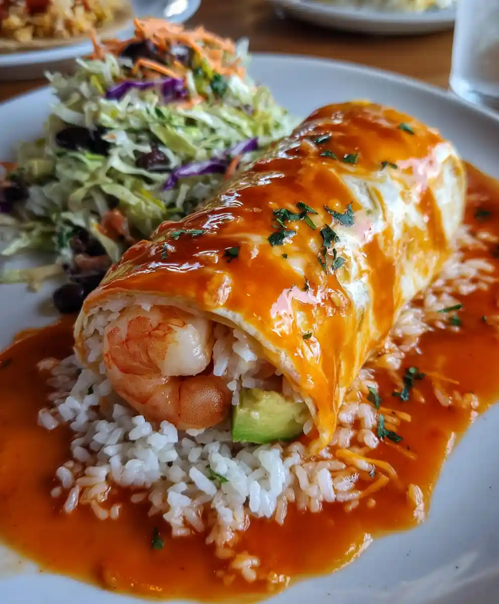 shrimp burrito recipe Sunset Orange Sauce With Lime