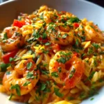 Shrimp Orzo Recipe With Sunset Paprika Butter 1760560233.455037