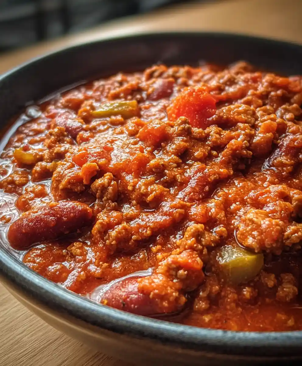 slow cooker chilli recipe Brick Red Slow Simmer