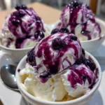 Snow Ice Cream Recipe With Blueberry Ribbon 1760717535.1696362