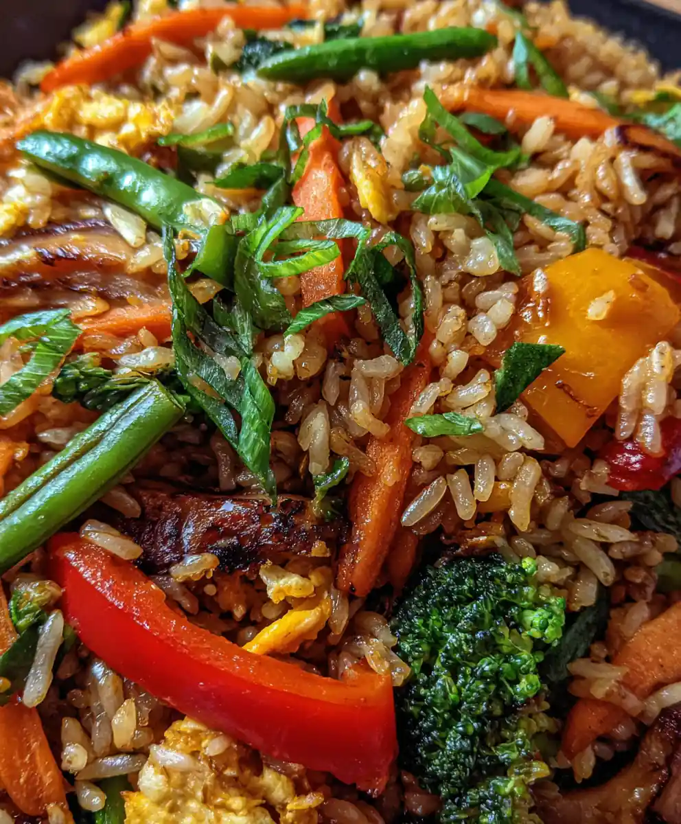 stir fry rice recipe Golden Wok Toss with Rainbow Vegetables