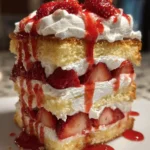 Strawberry Shortcake Recipe Easy With Strawberry Coulis Drip 1761304403.2263567