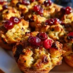 Stuffing Muffins Recipe With Cranberry Jewel Tops 1760624820.020601