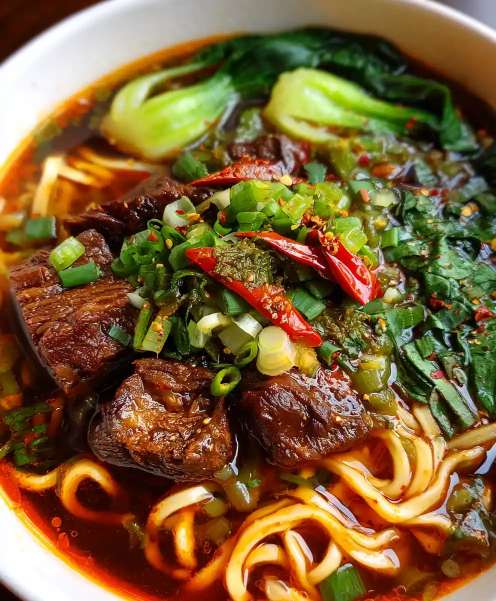 taiwanese beef noodle soup recipe With Chili Oil Bloom