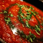 Tomato Gravy Recipe With Basil Oil Swirl 1760373900.9246747
