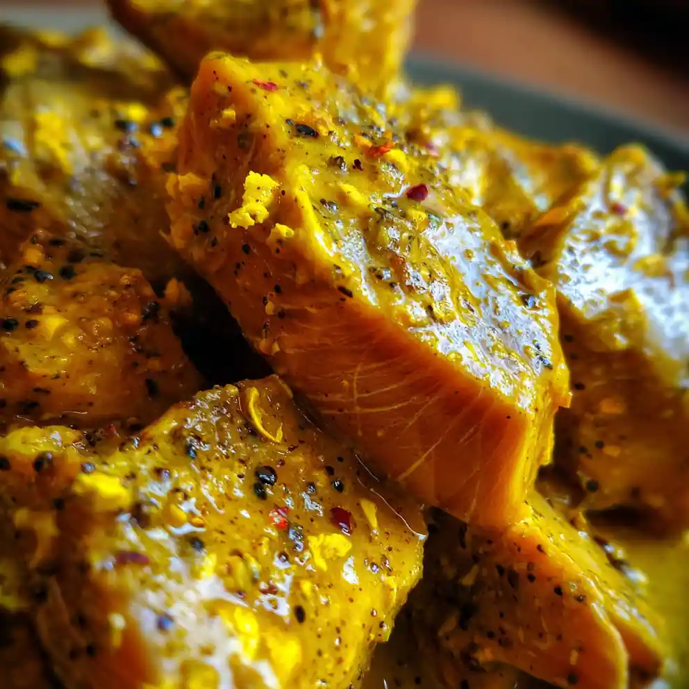 tuna fish recipe With Turmeric-Lemon Butter