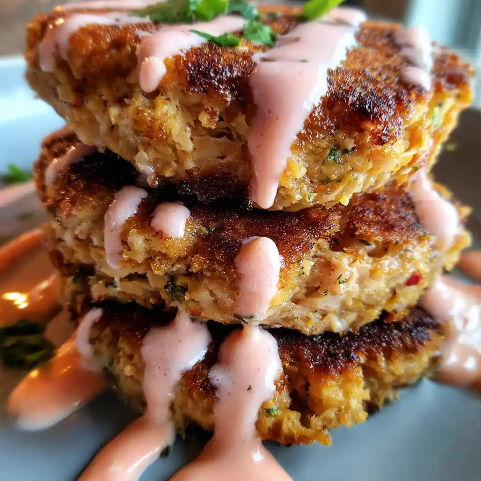 Tuna Patties Recipe With Chili-Lime Pink Sauce 6 tuna patties recipe With Chili-Lime Pink Sauce