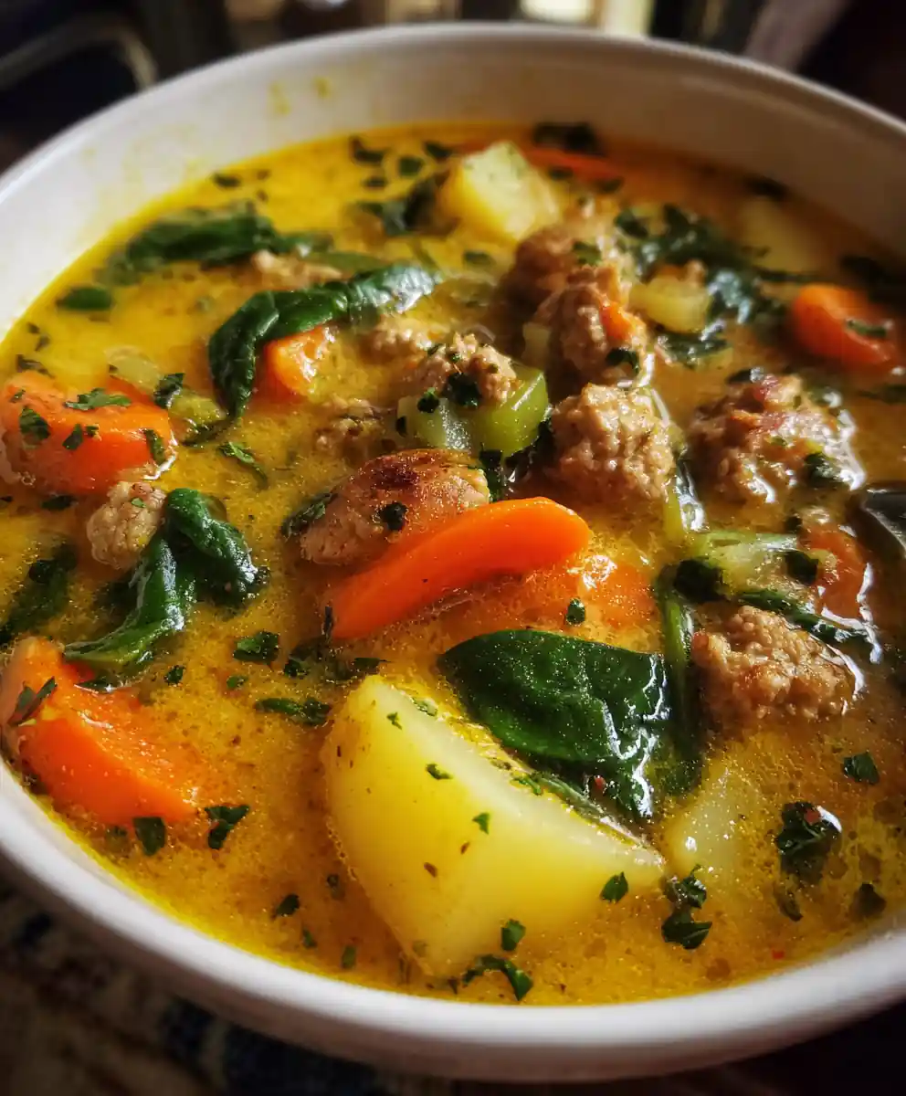 turkey stew recipe With Golden Turmeric Broth