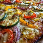 Vegetable Pizza Recipe With Rainbow Pepper Confetti 1760373955.4228153