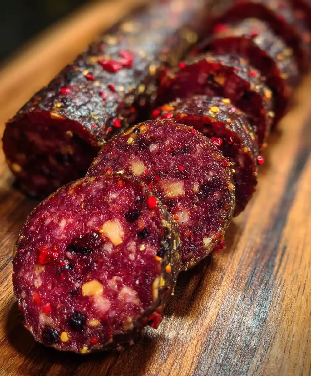venison summer sausage recipe Crimson Cranberry Pepper Speckle