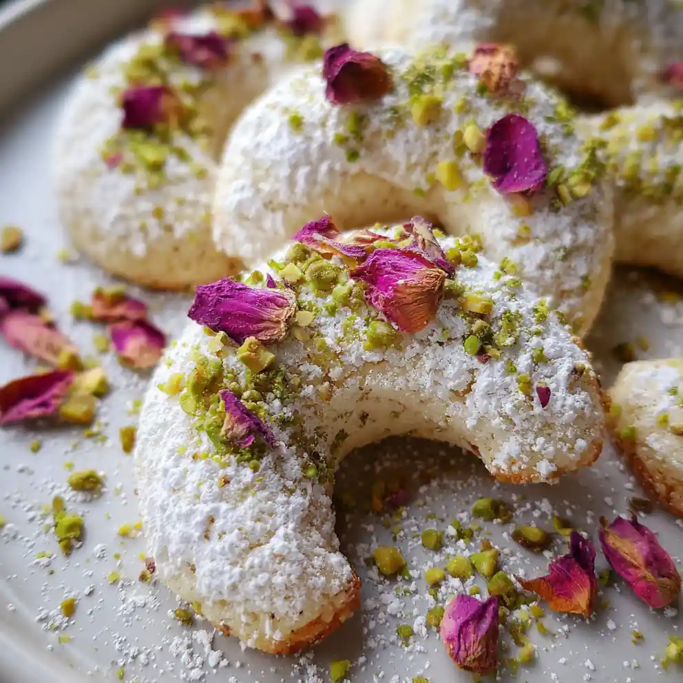 almond crescent cookies recipe